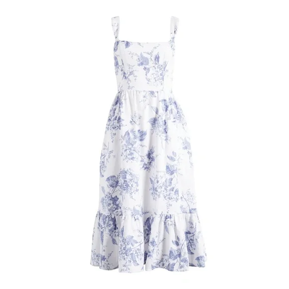 NEW Reformation Bucatini Dress Lupine 12